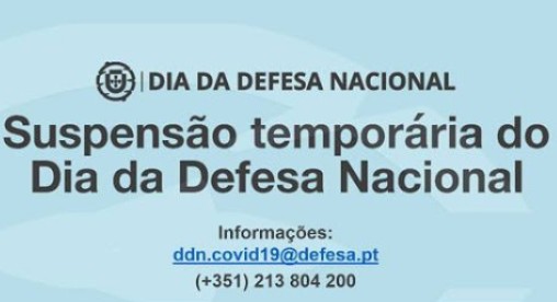 SUSPENSÃO DO DIA DA DEFESA NACIONAL SUSPENSÃO DO DIA DA DEFESA NACIONAL