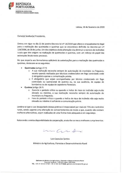 Queimas e Queimadas - Decreto-Lei nº 14/2019 Queimas e Queimadas - Decreto-Lei nº 14/2019