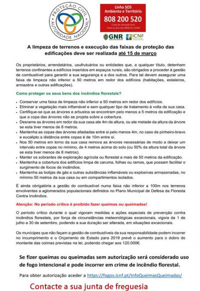 Limpeza de terrenos e parques de depósito de resíduos florestais Limpeza de terrenos e parques de depósito de resíduos florestais